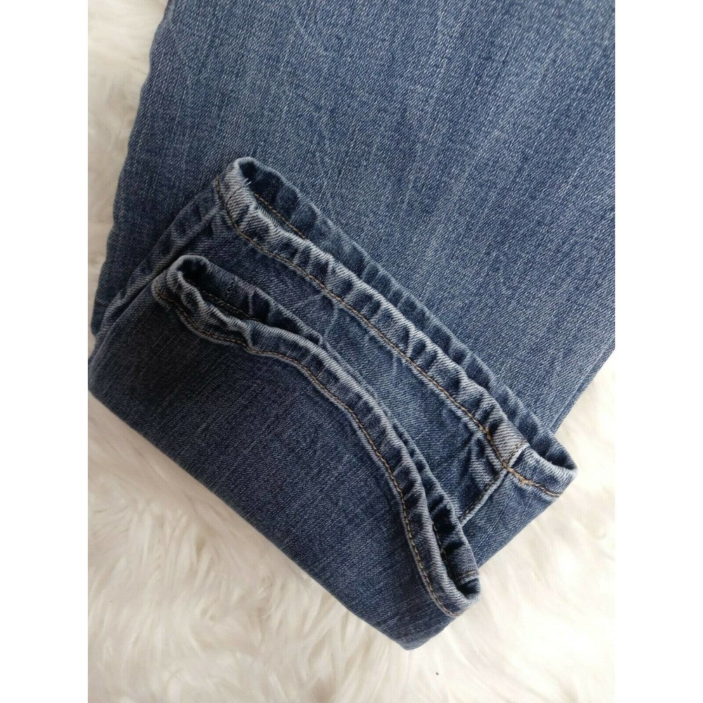 Natural Reflection Distressed High Rise‎ Blue Jeans - Picture 12 of 12